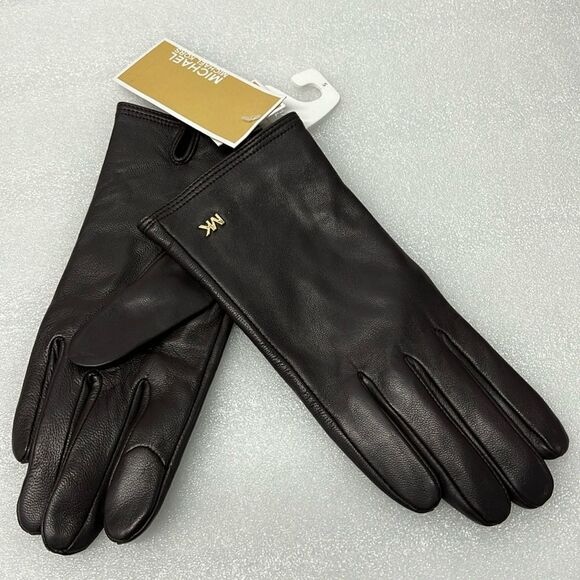 Michael Kors genuine leather gloves - Picture 1 of 5